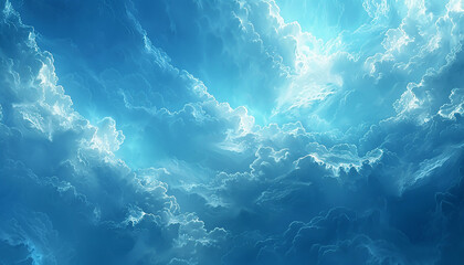 Abstract Background Design HD Sky Blue