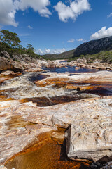 rio no distrito de Conselheiro Mata, na cidade de Diamantina, Estado de Minas Gerais, Brasil