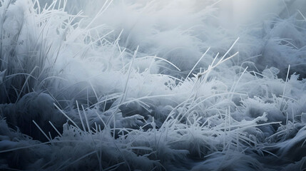 frost creeping along, texture