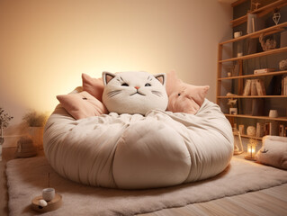 Oversized Paw Bed: A Playful Touch to Your Decor