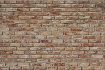Naklejka premium Old red brick wall, mur ściana z czerwonej cegły 