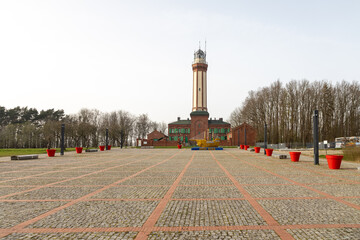 Latarnia morska w Niechorzu Zachodniopomorskie © MR. Stanek
