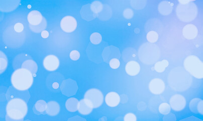 Blue bokeh background banner perfect for Party, ad, event, Anniversary, and various design works