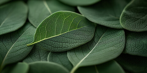 Texture background with delicate green leaves	