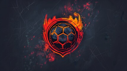 Soccer logo - obrazy, fototapety, plakaty