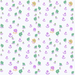 Seamless floral pink pattern with hand drawn flowers. Spring background. Perfect for fabric design, wallpaper, apparel.