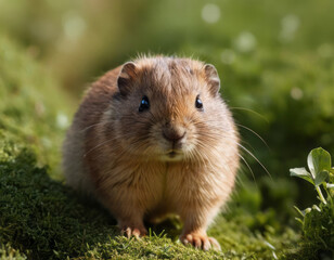 Lemmings are small rodents in the family Cricetidae that are native to arctic and subarctic regions of North America and Eurasia ( - obrazy, fototapety, plakaty