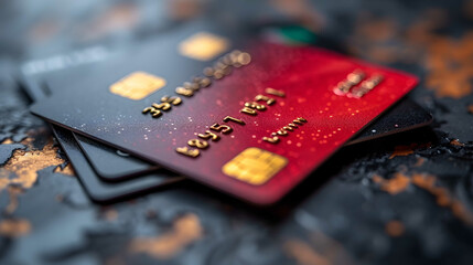 Credit cards - obrazy, fototapety, plakaty