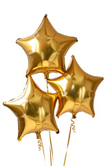 Gold star balloon - AI Generated