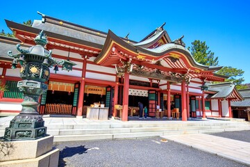 敦賀市、気比神宮の外拝殿