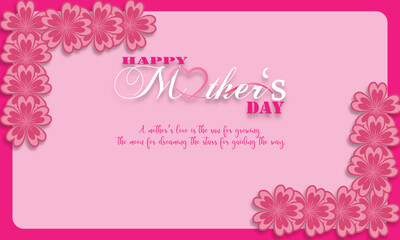 vector happy mother day wish post for social media, banner, posts, cover, templates.