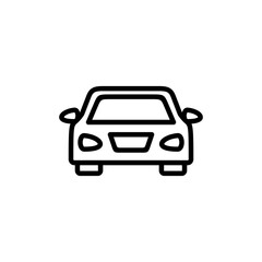 Car icon vector isolated on white background. Car icon vector.