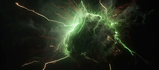 electric lightning explosion energy stone ball 45