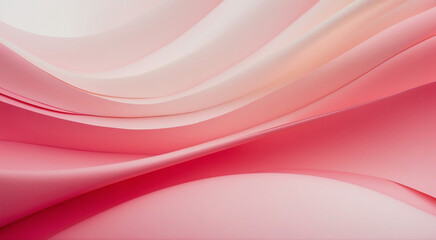 Abstract background with a wave pattern in shades of pink and white