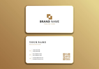 Business card design template, Premium and Clean professional business card template, visiting card, business card template.