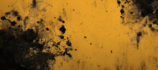 old grunge yellow and black background
