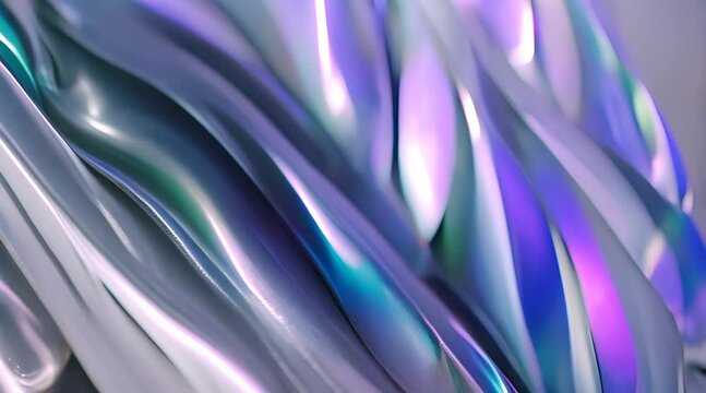 Abstract texture of the steel foil  with iridescent color