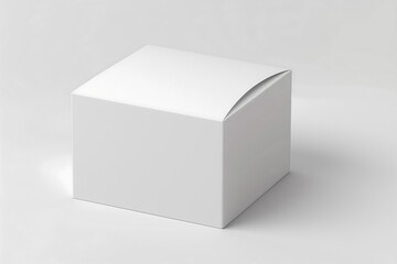 Contemporary Product Box on Gray Backdrop