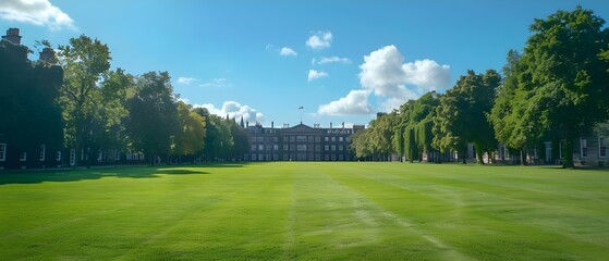 Trinity College Dublin: Important Information for September , . Concept COVID-19 guidelines, Course registration, Campus facilities, Student orientation, Housing options - obrazy, fototapety, plakaty
