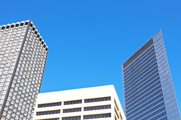 Fototapeta premium Skyscrapers in the business center Dawntown of Calgary