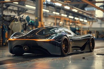From concept to creation, every step is a testament to the relentless pursuit of automotive perfection. - obrazy, fototapety, plakaty