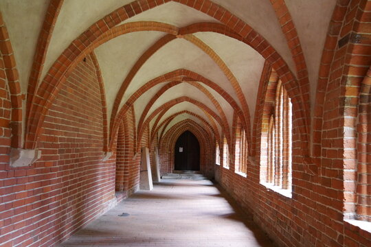 Kreuzgang am Havelberger Dom in der Stadt Havelberg in Sachsen-Anhalt