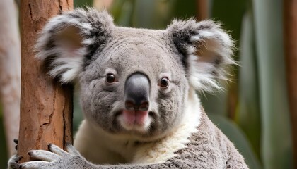 A Koala With Its Fluffy Fur Sticking Out In All Di  3
