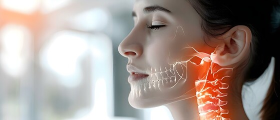 Options for managing temporomandibular joint disorders: bite plates, TENS therapy, arthroscopy, and oral occlusal adjustments. Concept Bite plates, TENS therapy, Arthroscopy - obrazy, fototapety, plakaty