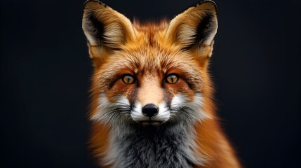 Captivating Close-up Portrait of a Majestic Red Fox in the Wild