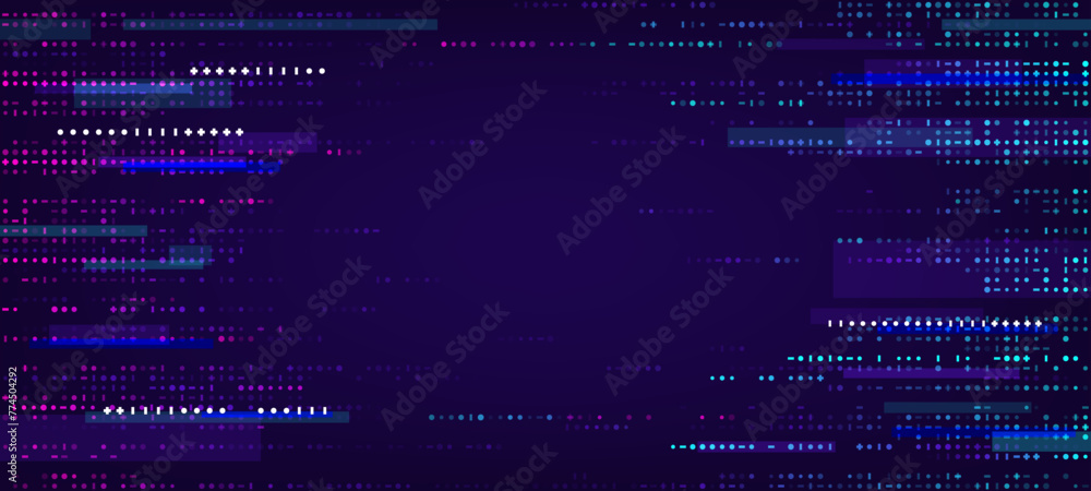 Aufkleber game glitch background or abstract tv screen with noise pixels, vector effect texture. tv screen dig