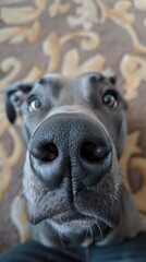 Bernhardinder Hund Dogge Hundenase