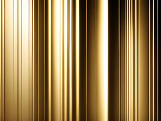 Abstract golden background with vertical lines and strips.