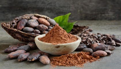 cocoa beans for chocolate making, natural chocolate made with Amazonian cocoa, photos of cocoa...