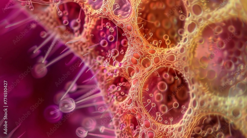 Poster the intricate internal structure of a sporangium is highlighted through the use of specialized micro