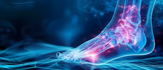 ESWT effectively treats various tendon conditions like plantar fasciitis Achilles tendonitis and tennis elbow with shockwave therapy. Concept Shockwave Therapy, Tendon Conditions, Plantar Fasciitis - obrazy, fototapety, plakaty