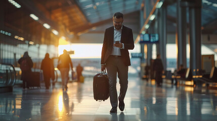 businessman at the airport