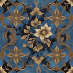 Symmetrical Floral Pattern