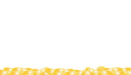 isolated gold coins money transparency png