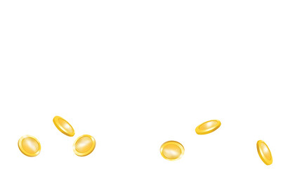 isolated gold coins money transparency png