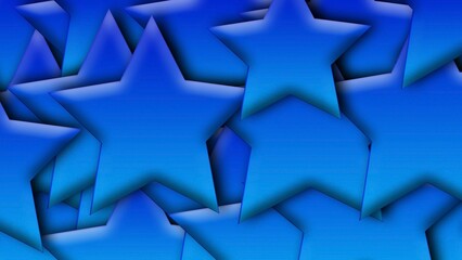 blue star background