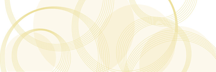淡い黄色の波のようなラインの抽象的なベクター背景素材