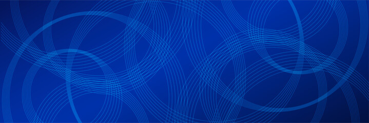 青い波のようなラインの抽象的なベクター背景素材