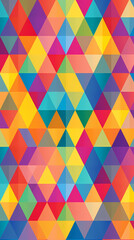 Seamless multi-colored rhombus pattern