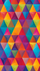 Seamless multi-colored rhombus pattern