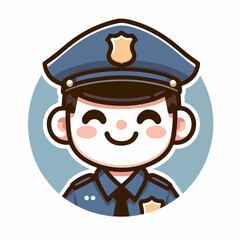 police vector image