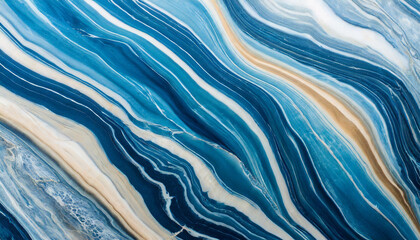 Obraz premium Blue marble abstract design countertop. Texture paint stone background pattern