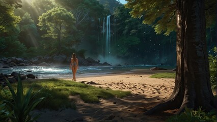 waterfall in the forest