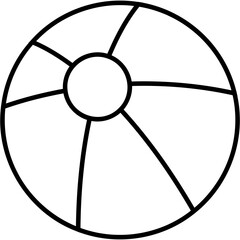 Obraz premium Beach Ball Icon
