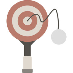 Paddleball Illustration