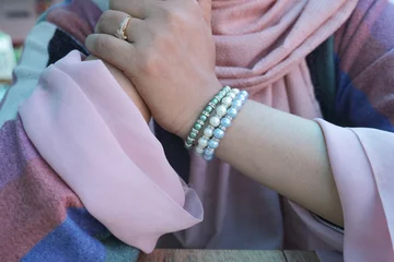 Poster Jeweler bracelet on the female wrist.  © Towfiqu Barbhuiya 